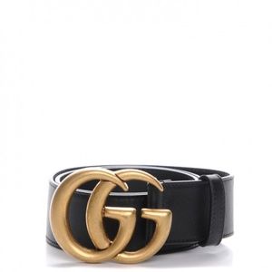 Gucci black marmont belt